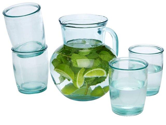 Набор из 5 предметов «Terazza» из переработанного стекла Набор из 5 предметов «Terazza» из переработанного стекла