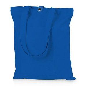 Cумка «Clip» из хлопка 340 г/м2 с застежкой из экокожи