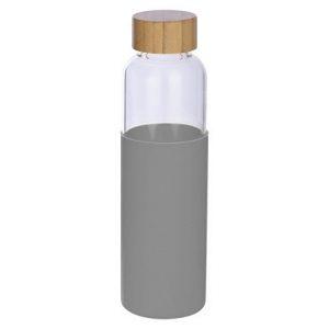 Стеклянная бутылка для воды в силиконовом чехле «Refine»