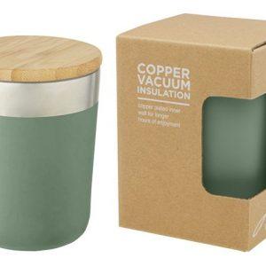 Кружка с вакуумной изоляцией и бамбуковой крышкой «Lagan»