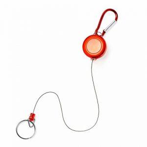 Брелок для ключей DOKI с карабином и выдвижным кольцом