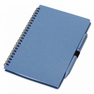 Блокнот А5 «Toledo M» с обложкой из пшеницы и пластика и шариковой ручкой