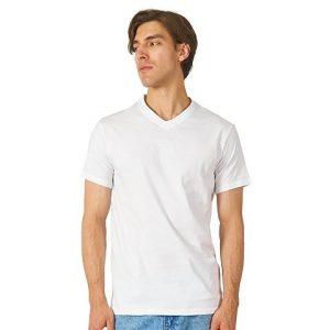 Футболка “Heavy Super Club” мужская с V-образным вырезом