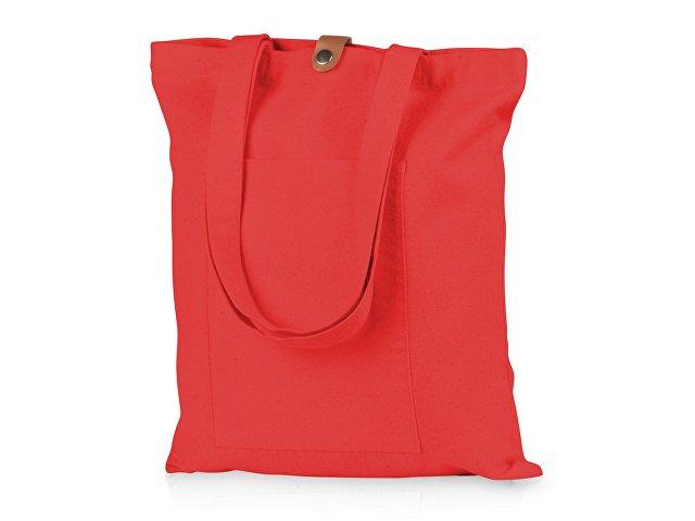 Cумка «Clip» из хлопка 340 г/м2 с застежкой из экокожи Cумка «Clip» из хлопка 340 г/м2 с застежкой из экокожи