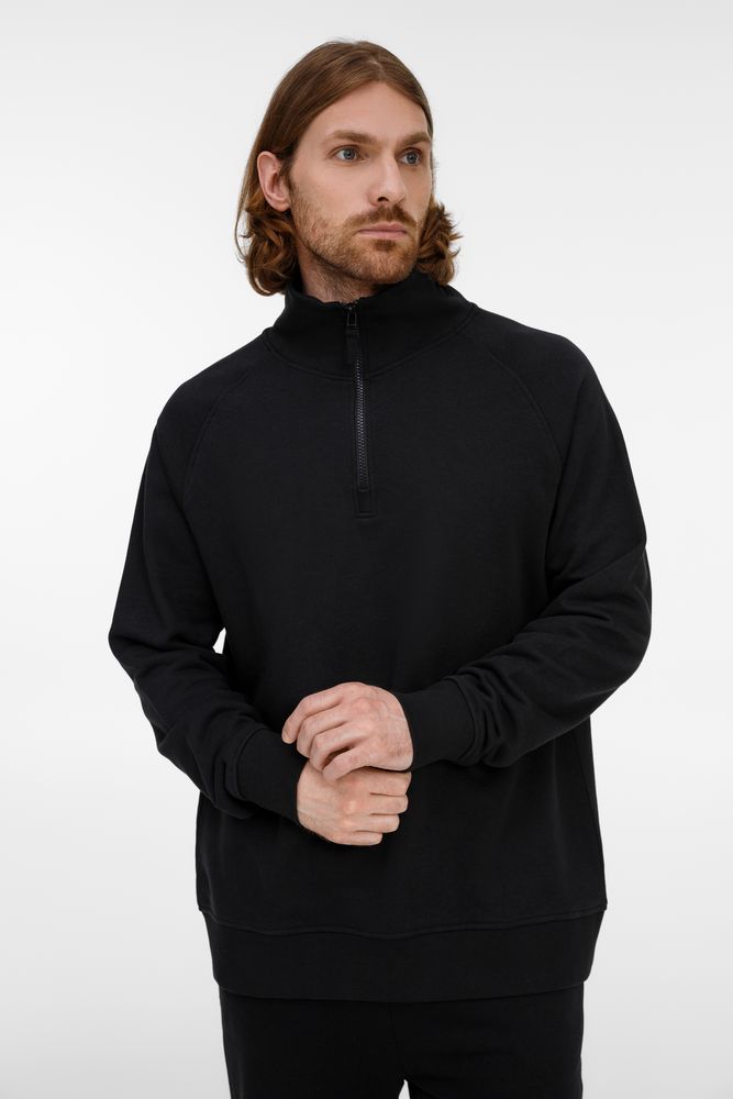 Толстовка унисекс S3, черная Толстовка унисекс S3, черная