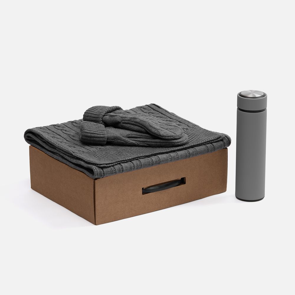 Набор Wintrish, серый меланж Набор Wintrish, серый меланж