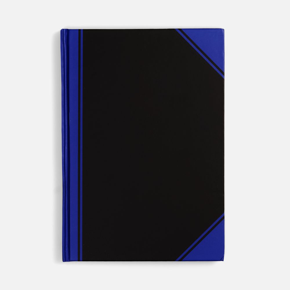 Блокнот Accenti, черный с синим Блокнот Accenti, черный с синим