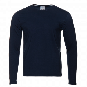 Футболка унисекс с длинным рукавом STAN хлопок/эластан 180, 35, Т-синий (46)