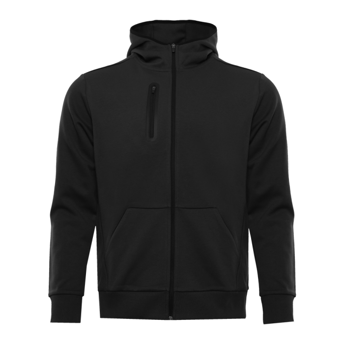 Толстовка с капюшоном на молнии И24, Чёрный (20) Толстовка с капюшоном на молнии И24, Чёрный (20)