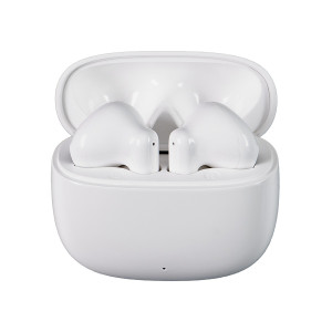 Наушники ECHO беспроводные без амбушюр, пластиковый корпус, белые