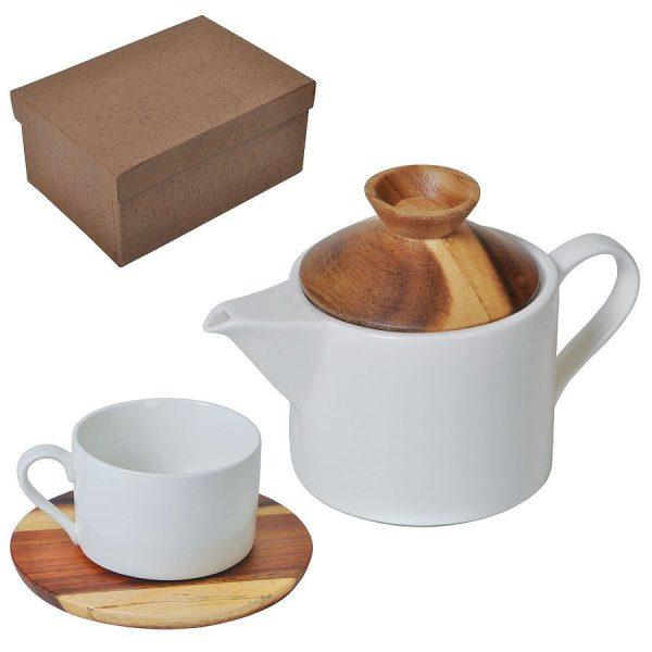 Набор “Andrew”:чайная пара и чайник в подарочной упаковке