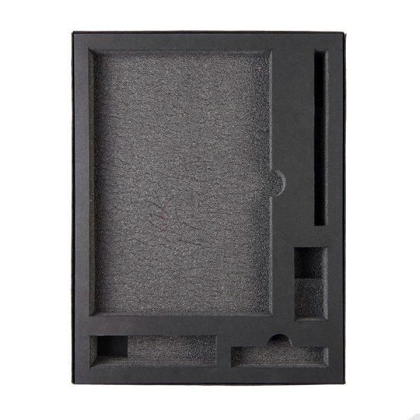 Коробка “Tower”, сливбокс, размер 20*29*4.5 см, картон черный,300 гр. ложемент изолон