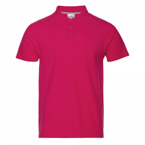 Рубашка поло мужская  STAN хлопок/полиэстер 185, 04, Ярко-розовый (92)