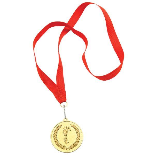 Медаль наградная на ленте  “Золото”
