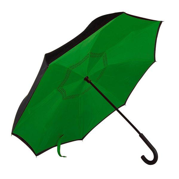 Зонт-трость “наоборот” ORIGINAL, пластиковая ручка, механический