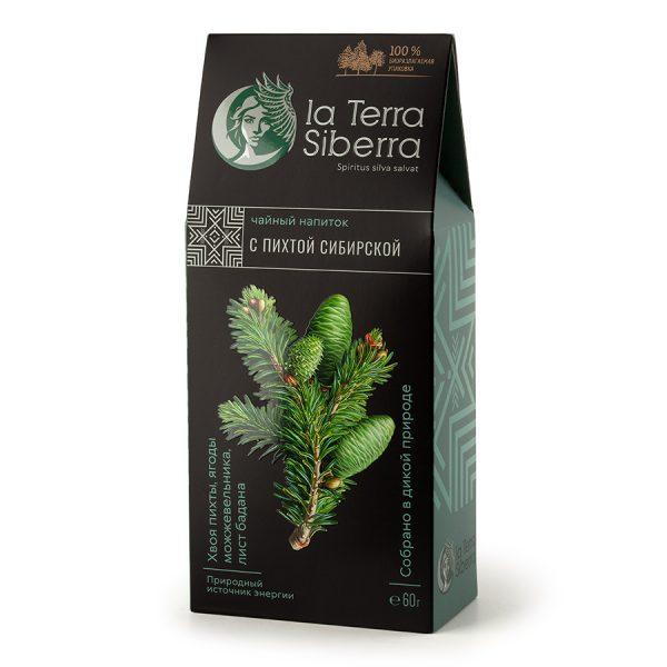 Чайный напиток со специями из серии “La Terra Siberra” с пихтой сибирской 60 гр.