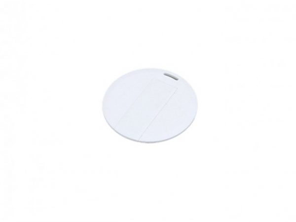 USB 2.0- флешка на 16 Гб в виде пластиковой карточки круглой формы