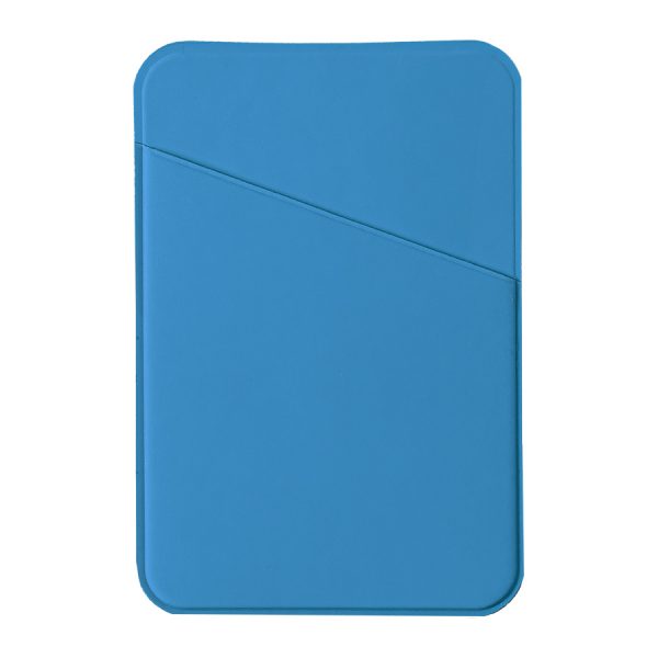Чехол для карты на телефон, самоклеящийся 65 х 97 мм, голубой, PU