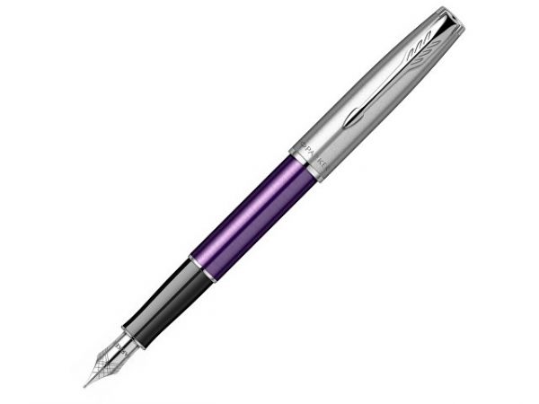 Ручка перьевая Parker «Sonnet Essentials Violet SB Steel CT»