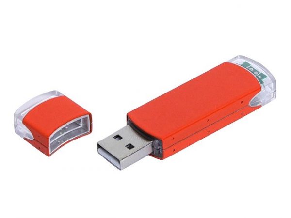 USB 2.0- флешка промо на 16 Гб прямоугольной классической формы