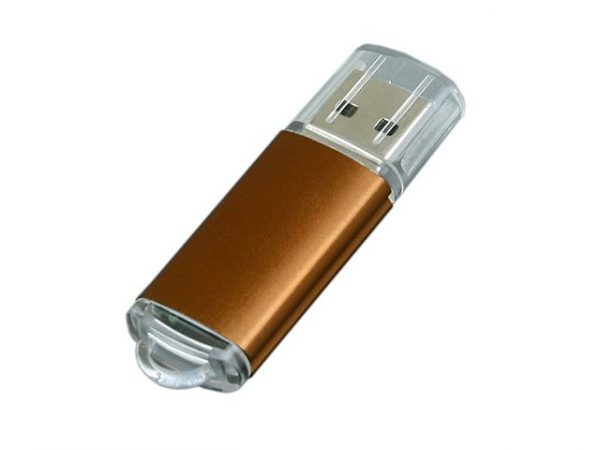 USB 2.0- флешка на 8 Гб с прозрачным колпачком