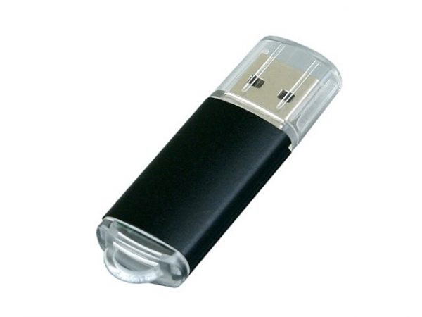 USB 2.0- флешка на 16 Гб с прозрачным колпачком