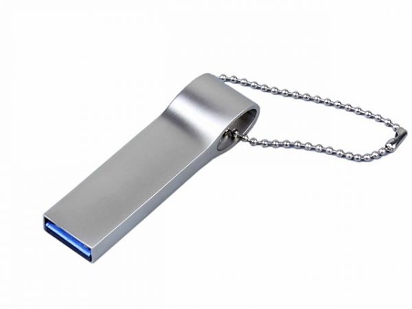 USB 2.0-флешка на 4 Гб с мини чипом и боковым отверстием для цепочки