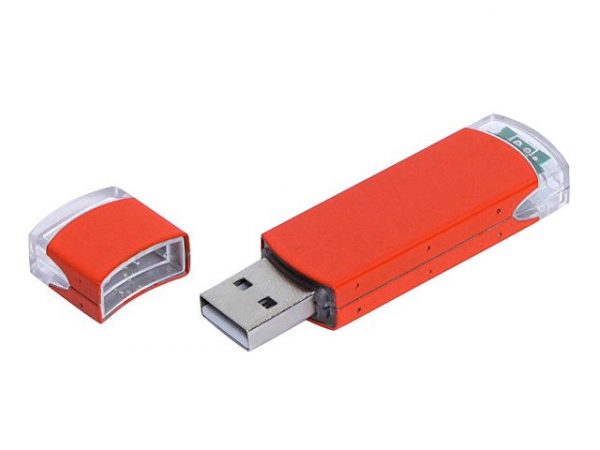 USB 3.0- флешка промо на 128 Гб прямоугольной классической формы