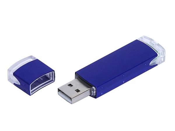 USB 2.0- флешка промо на 16 Гб прямоугольной классической формы