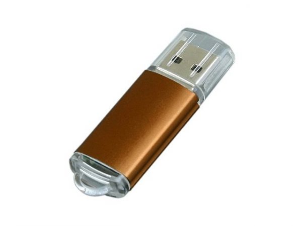 USB 2.0- флешка на 64 Гб с прозрачным колпачком