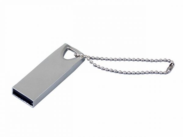 USB 2.0-флешка на 64 Гб с мини чипом и отверстием для цепочки