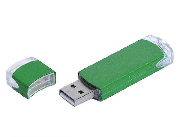 USB 2.0- флешка промо на 8 Гб прямоугольной классической формы