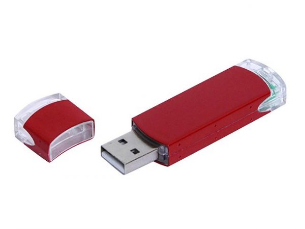 USB 2.0- флешка промо на 8 Гб прямоугольной классической формы