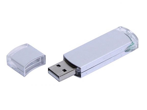 USB 2.0- флешка промо на 16 Гб прямоугольной классической формы