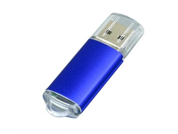 USB 2.0- флешка на 16 Гб с прозрачным колпачком