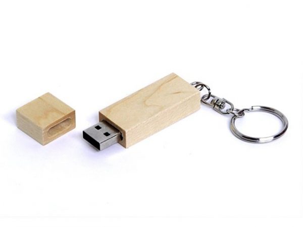 USB 3.0- флешка на 64 Гб прямоугольная форма, колпачок с магнитом