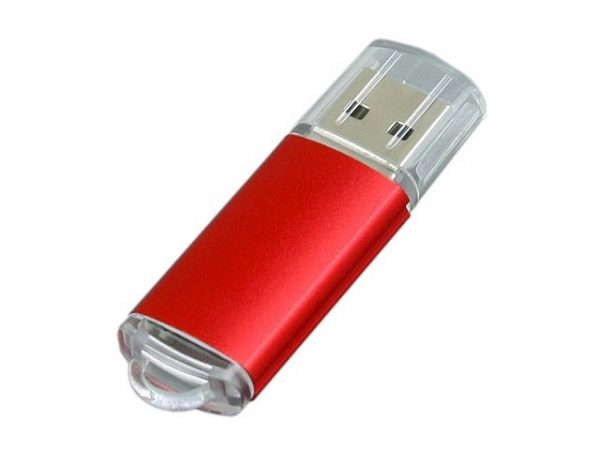 USB 2.0- флешка на 64 Гб с прозрачным колпачком