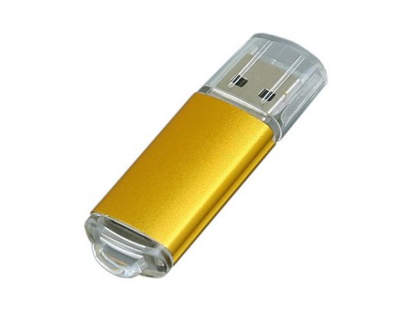 USB 2.0- флешка на 8 Гб с прозрачным колпачком