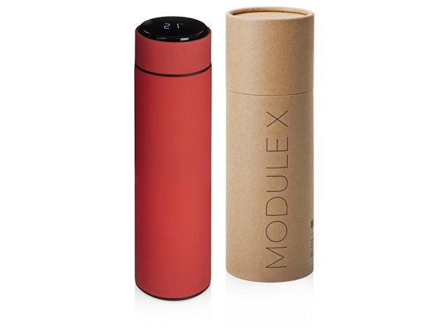Вакуумный термос «Module X» с индикатором температуры и медной изоляцией, 500 мл, крафтовый тубус Вакуумный термос «Module X» с индикатором температуры и медной изоляцией, 500 мл, крафтовый тубус