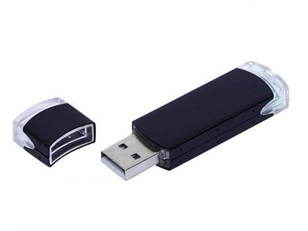 USB 2.0- флешка промо на 64 Гб прямоугольной классической формы