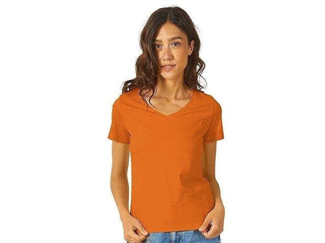 Футболка “Heavy Super Club” женская с V-образным вырезом Футболка “Heavy Super Club” женская с V-образным вырезом