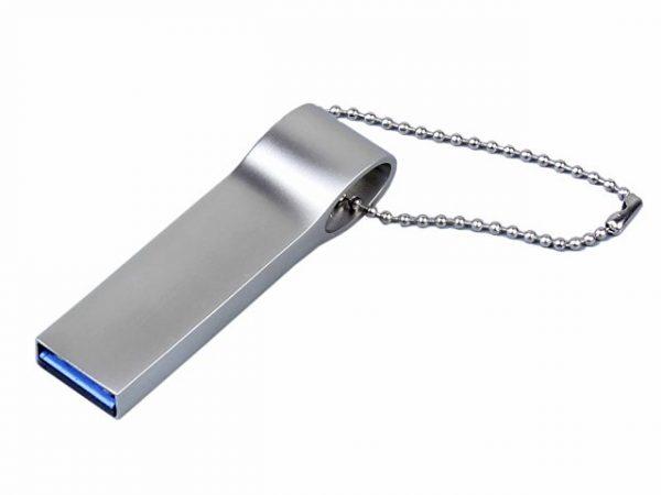 USB 2.0-флешка на 512 Мбайт с мини чипом и боковым отверстием для цепочки