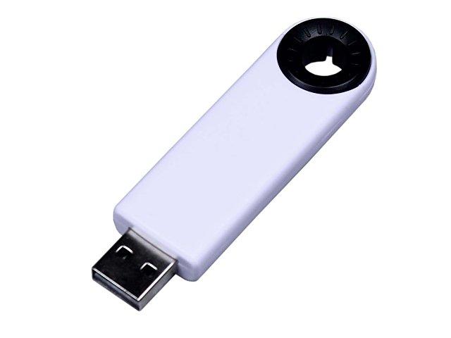 USB 2.0- флешка промо на 64 Гб прямоугольной формы, выдвижной механизм USB 2.0- флешка промо на 64 Гб прямоугольной формы, выдвижной механизм